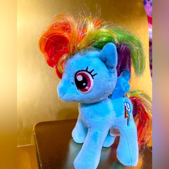 MY LITTLE PONY 2015 Ty SPARKLE BEANIE BABIES COLLECTION RAINBOW D… - Picture 10 of 16